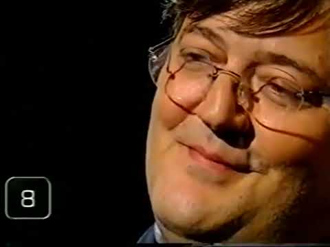 Stephen Fry on BBC Celebrity Mastermind (2003) answering questions about Sherlock Holmes