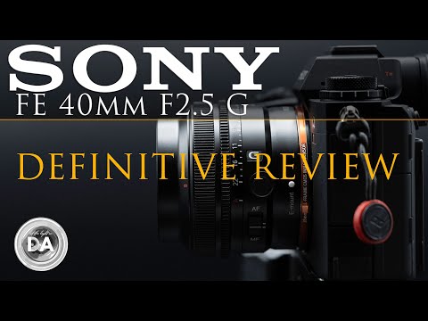External Review Video Wdxd8CEnW4k for Sony FE 40mm F2.5 G Full-Frame Lens (2021)