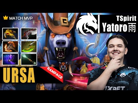 Ursa Safelane | TSpirit.Yatoro | URSA CARRY GUIDE 7.32D YATORO IS A BEAST | 7.32d Gameplay Highlight