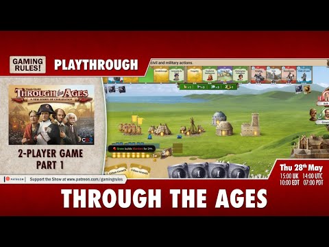 Through the Ages Digital - 2-player playthrough - Part 1 - YouTube