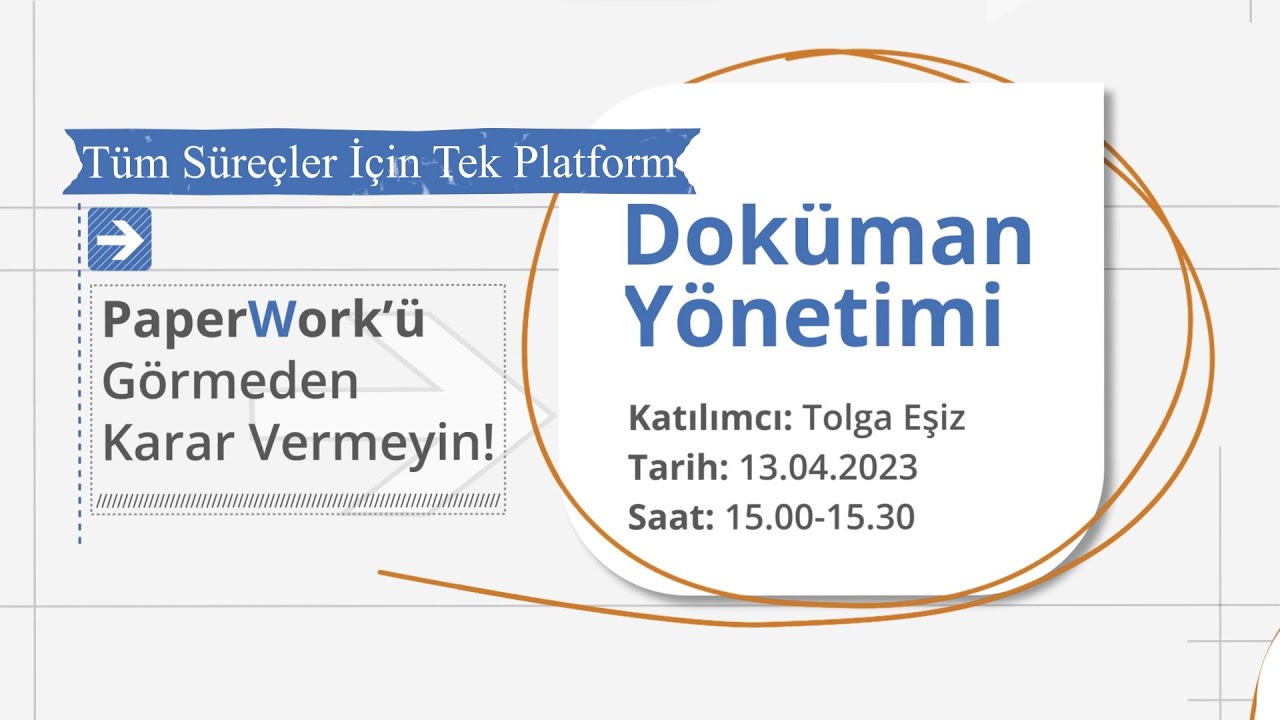 Doküman Yönetimi Webinarı