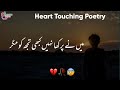 Very Emotional Poetry In Urdu Meny Parkha Nhi Kabhi Tujhko Heart Touching Line Shayari