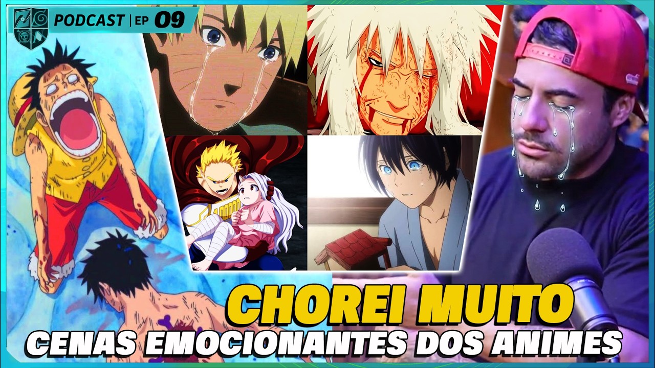 QUEM NÃO CHOROU MENTIU! CENAS MAIS EMOCIONANTES DOS ANIMES - Fred Animes Podcast #09