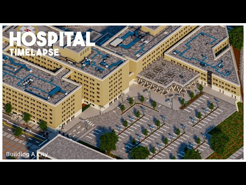 TheBuildingDuck - Building A City #63 (S2) // Hospital (Transformation) // Minecraft Timelapse