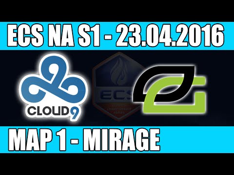 Cloud 9 vs OpTic Gaming | Map 1 (Mirage) ECS NA Season 1 2016 CS:GO Week 2 (23.04.2016)