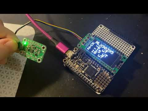 A new MLX90395 STEMMA QT board appears!