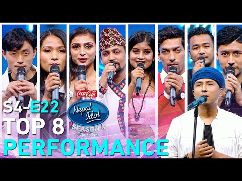 Coca-Cola Nepal Idol Season 4 | EPI 22 | TOP 8 PERFORMANCE | Pushpan Pradhan | AP1HD