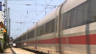 preview picture of video 'ICE1 German High Speed Train'