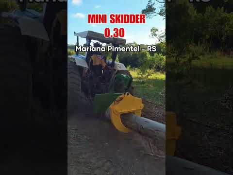 O Mini Skidder 0.30 chegou em Mariana Pimentel/RS pronto pra fazer a diferença no campo!