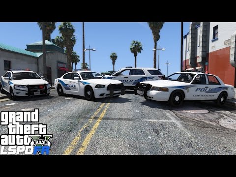 GTA 5 LSPDFR 0.3.1 Police Mod 120 | New Car Pack | Los Santos Police Department Textures