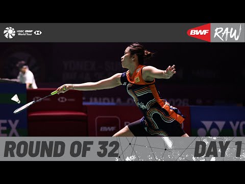 YONEX-SUNRISE India Open 2026 | Day 1 | Court 1 | Round of 32