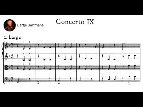 George Fr. Handel - Concerto Grosso Op. 6, No. 9 (1739)