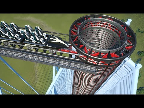 Building A Roller Coaster that Blends People in Planet Coaster