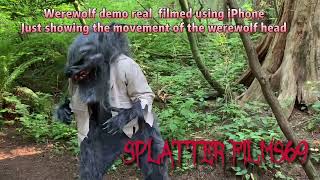 Werewolf test reels for new movie