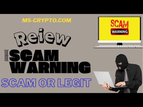 Ms-crypto.com Review :THIS IS A SCAM! Scammed By Ms-crypto.com Scam or Legit? Report Them Now