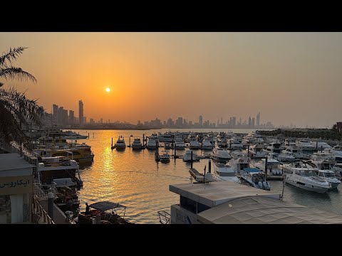 Beautiful Marina Beach Kuwait 🇰🇼