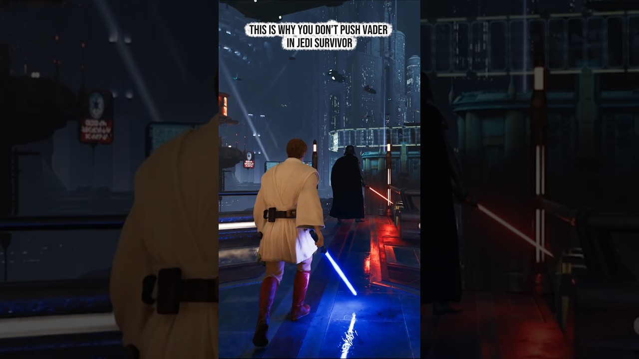 This is why you don’t push Vader in Jedi Survivor.