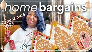 HUGE HOME BARGAINS CHRISTMAS HAUL 🎄 Amazing Festive Finds 2025!