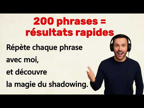 Learn French Fast & Speak Fluently | 200 Phrases for Pronunciation and Shadowing Practice