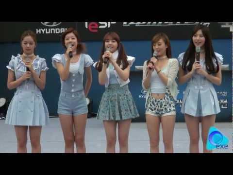 [FANCAM] 110917 Seoul Land Celebration - Girl's Day Talk - by ExE