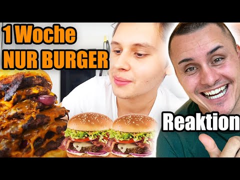 ER isst 1 WOCHE NUR BURGER 🤯🍔🍔🍔 I The Franklin Reaktion