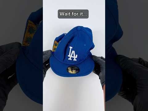 How to clean a dirty baseball cap 🧢✨#neweracap #59fifty #ladodgers #capcleaning