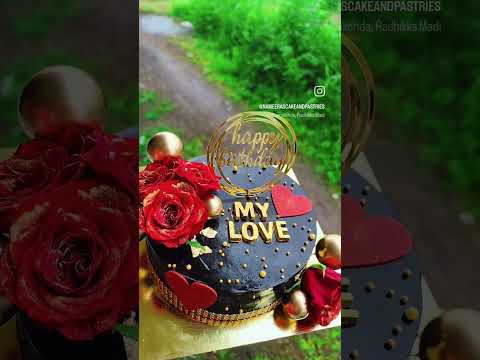 #choclatetrufflecake #simpledesign #cakedesig #birthdaycake #cakedecorating #customized #chocolate
