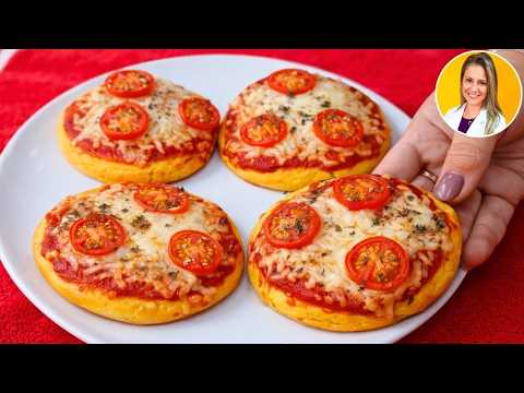 Delicious Mini Pizza HIGH IN PROTEIN, LOWER IN CARBS, NO FLOUR, HIGH IN FIBER, Easy, Quick & Healthy