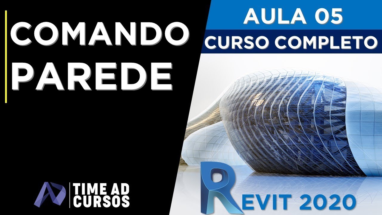 Aula 05 | Comando Parede (desenhando paredes) | Revit 2020 Curso Completo