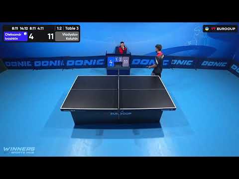 11:10 Oleksandr Ivashkin - Vladyslav Kaluhin 18.10.2023 TT Euro.Cup Ukraine  Star. TABLE 3