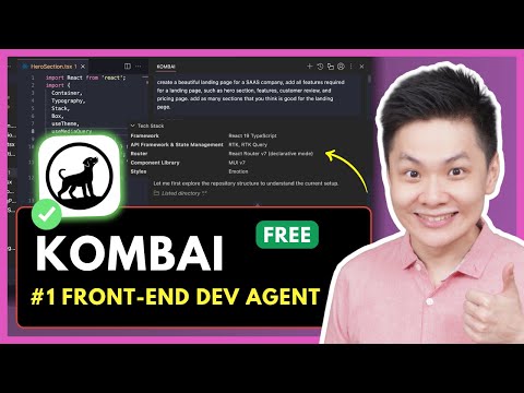 Kombai: The BEST AI For UI Development DESTROYS The Competition. Do Design and Front-End 10X FASTER!