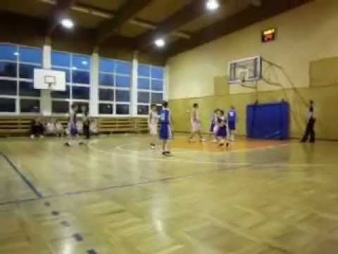 2 kwarta wygranego meczu Novum Bydgoszcz rocznik 2001/2002 z TKM Włocławek