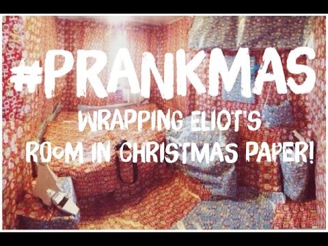 Christmas Wrapping Paper Prank | Joy vs. Eliot