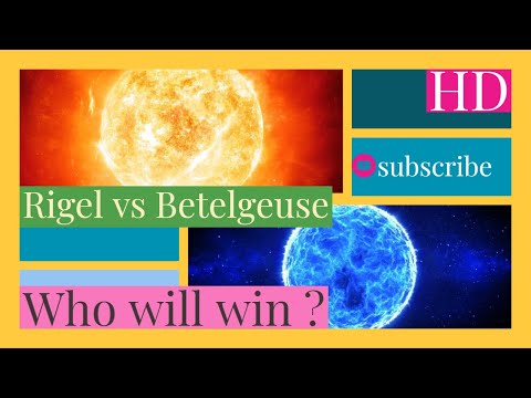 Rigel vs Betelgeuse the red giant | universe sandbox 2