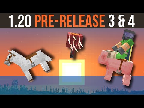 Minecraft 1.20 Pre-Release 3 - Jump, Levitate, Fall & Speed Running Info