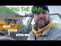 RACING THE RAIN AND MY TAIL MUCK STRAW SPRAYING Fenland Farming Adventures