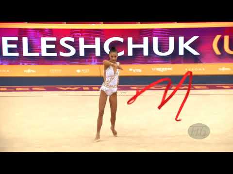 MELESHCHUK Yeva (UKR) - 2019 Rhythmic Worlds, Baku (AZE) - Qualifications Ribbon
