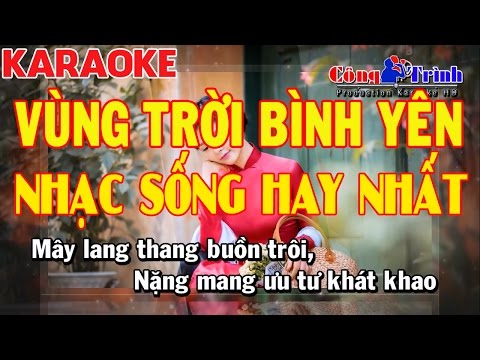 Karaoke Vùng Trời Bình Yên Disco Remix | Nhạc Sống Hay Nhất 2017 | KEYBOARD TRƯỜNG GIANG