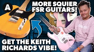 Video thumbnail for Squier FSR Guitars! - Thinlines, Baritones & Keith Richards Inspired Tele! by Andertons Music Co