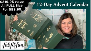 FabFitFun Holiday Advent Calendar-2025- Full Unboxing