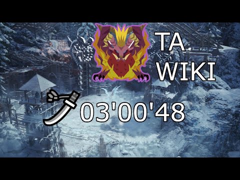 [MHW:I PC] Tempered Teostra 03'00''48 Longsword TA Wiki Rules