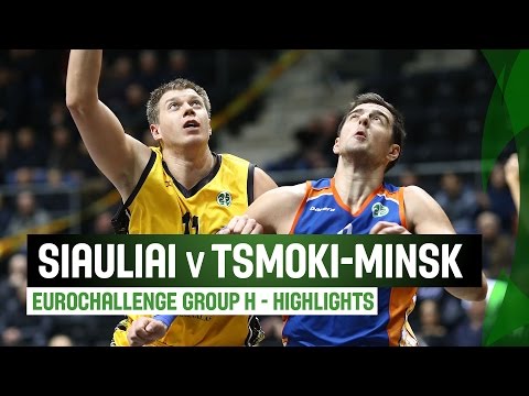 BC Siauliai (LTU) v Tsmoki-Minsk (BLR) – Full Game - Regular Season – 2014-15 EuroChallenge