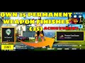 OWN 25 PERMANENT WEAPON FINISHES || EASY WAY TO COMPLETE OWN 25 PERMANENT WEAPON FINISHES ACHIVEMENT