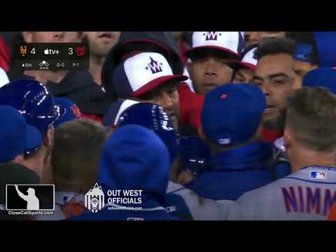 Ejections 001-2 - Crew Chief Mark Carlson Ejects Steve Cishek after Nats P's HBP of Francisco Lindor