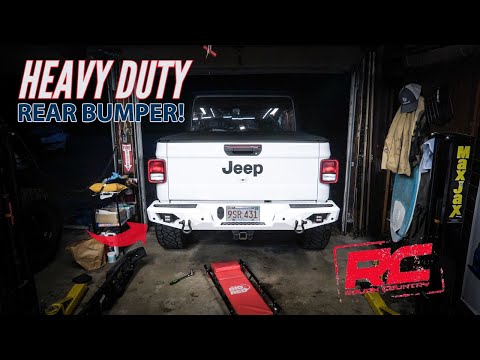 Rough Country Rear Bumper Installation // JEEP Gladiator JT