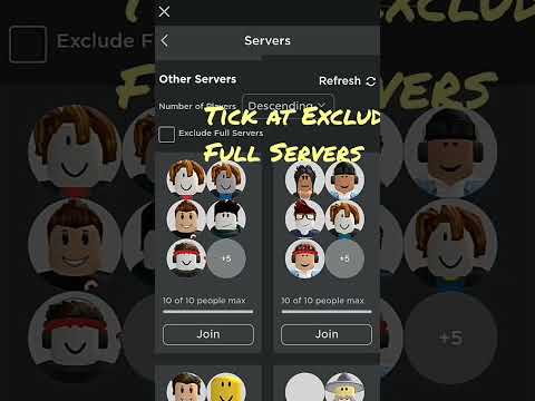 How To Join Server With 0 Player In Roblox (Easy)