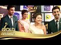 Aditi Bhatia Aka Ruhi And Abhishek Verma Aka Adi At Zee Awards Red Carpet Zee Gold Awards 2017