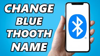 How to Change Bluetooth Name on iPhone!