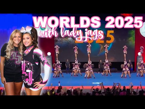 CHEERLEADING WORLDS 2025 VLOG: with lady jags
