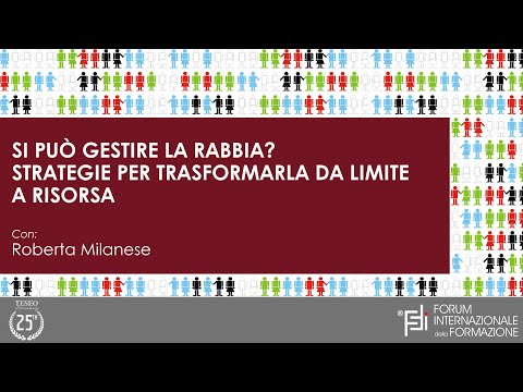 Roberta Milanese “Si può gestire la rabbia” - sabato 19.10.2024